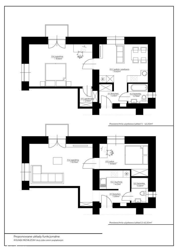 Dwupokojowe przy Parku Rydza-Śmigłego-9