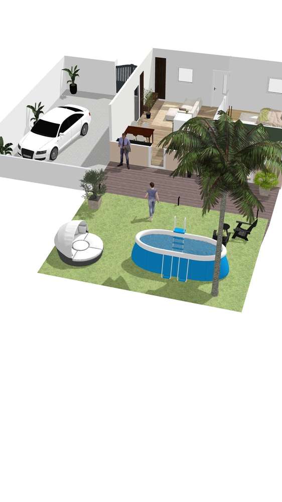 Moradia T2 Remodelada | Logradouro-13