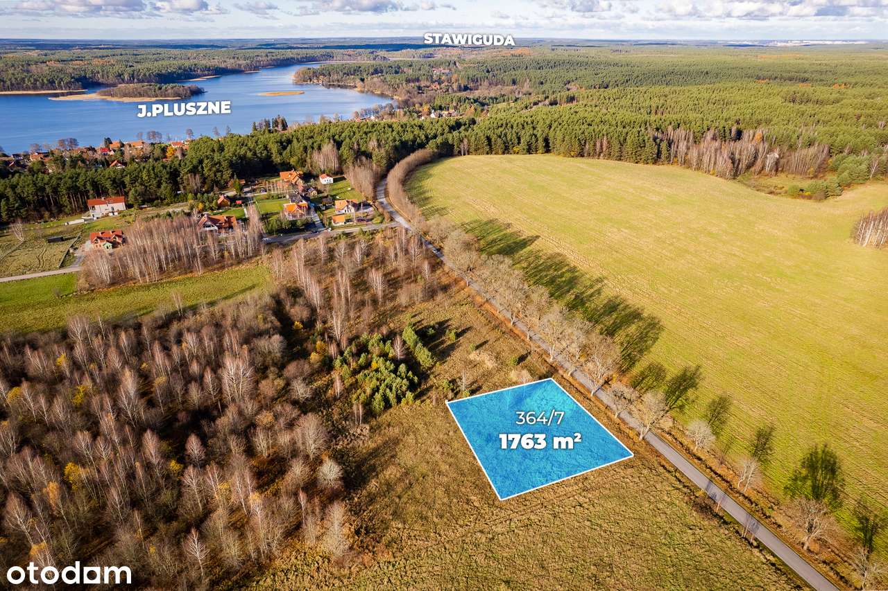 REZERWACJA Działka budowlana 1763 m2 Pluski Gmina Stawiguda - Pełny obrazek: 5/19