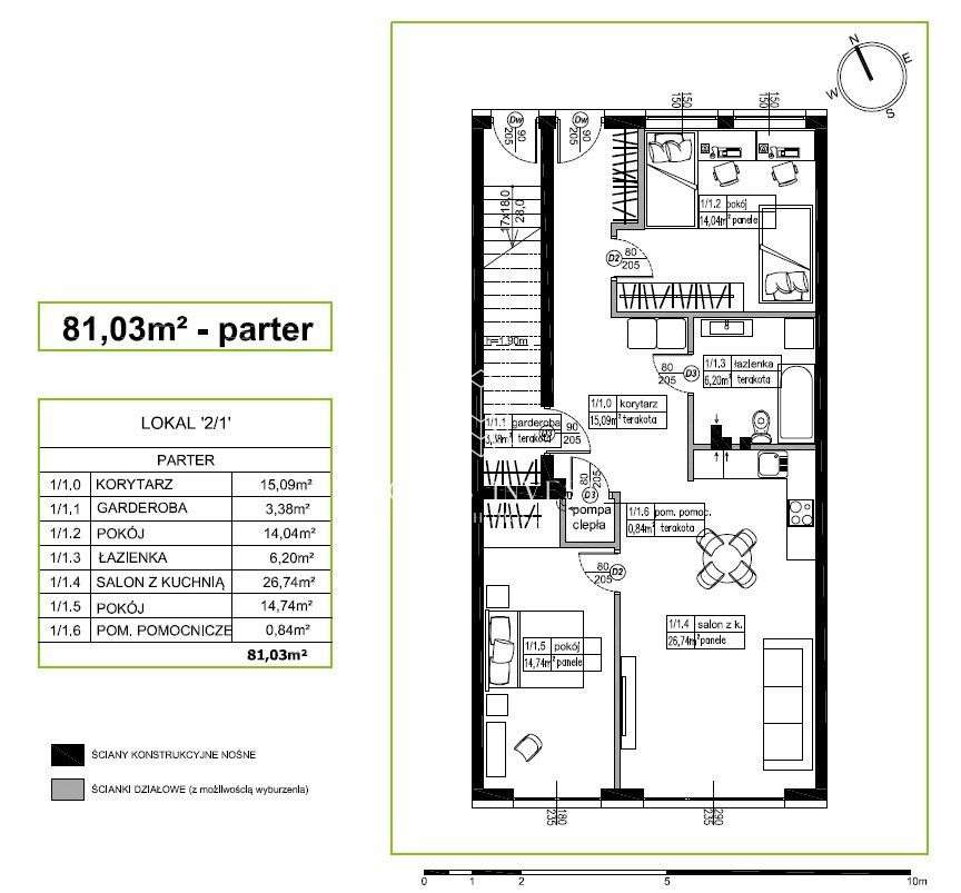 3 Pokoje w zabudowie szeregowej - Pełny obrazek: 3/6