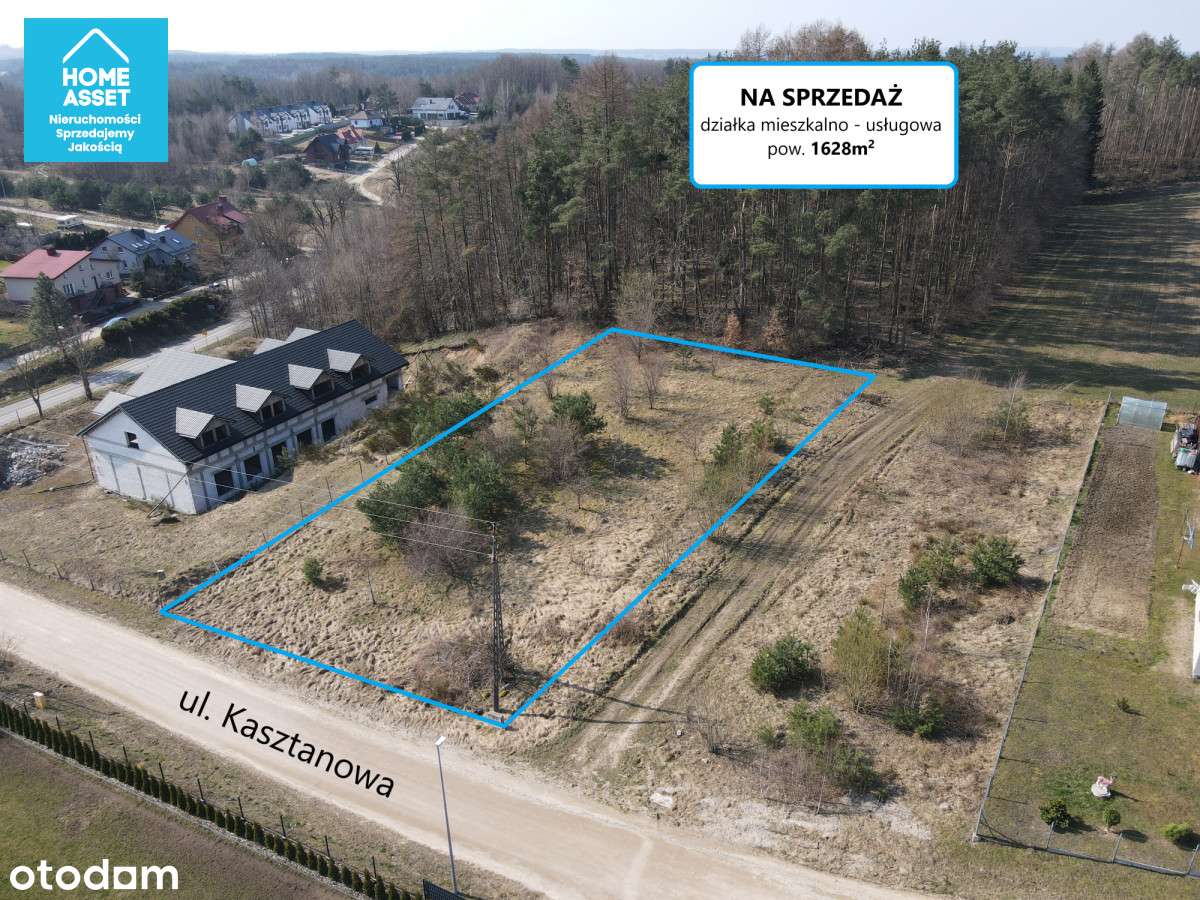 Mieszkaniowo usługowa z Mpzp działka przy lesie. - Pełny obrazek: 4/9