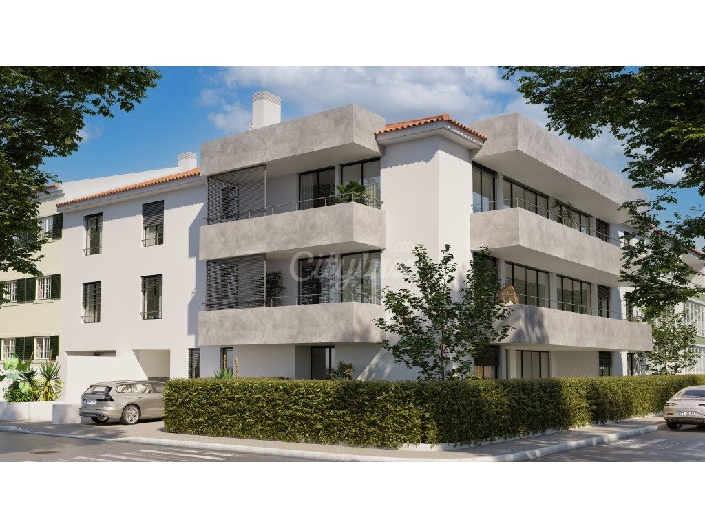 Apartamento T3+1 novo com mezzanine, centro de Carcavelos