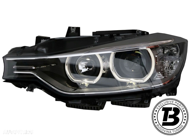 Faruri LED Angel Eyes compatibile cu BMW Seria 3 F30 F31 - 7