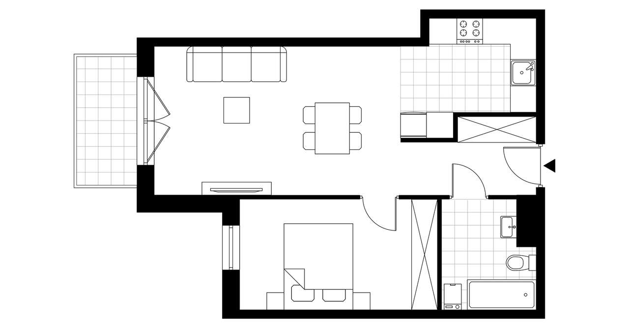 Panorama 3 Stawy | mieszkanie 2-pok. | 6.A34 - Pełny obrazek: 4/9