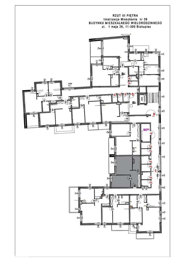 Mieszkanie Nr 39 - Piętro III - 48,82m2 - Pełny obrazek: 2/7