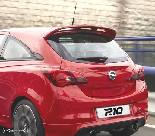 SPOILER TRASEIRO PARA OPEL CORSA E 15- LOOK OPC 3P - 1