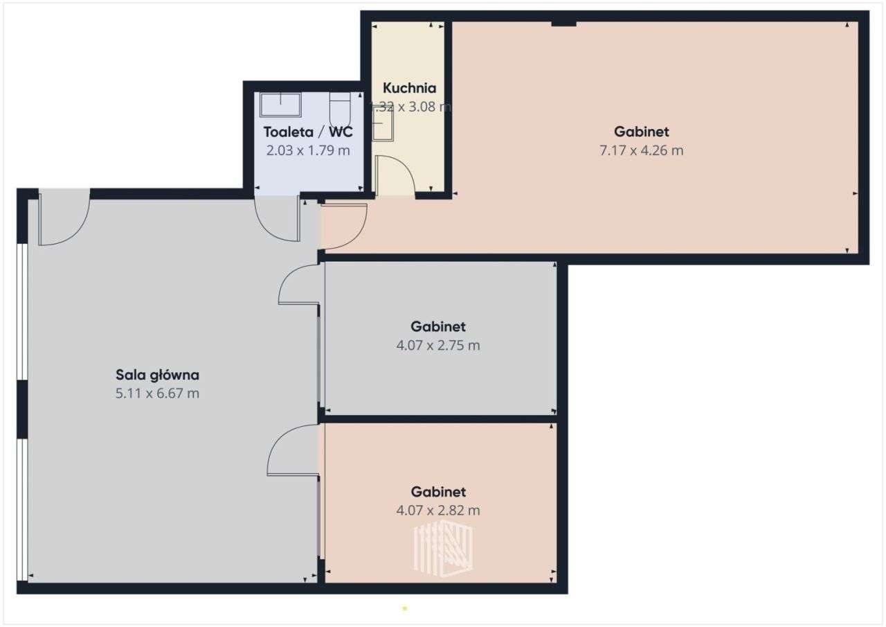 Lokal 97,3 m² na wynajem – Jagodno, ul. Buforowa - Pełny obrazek: 3/9
