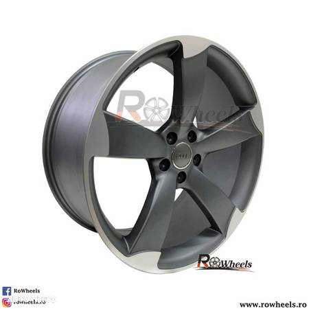 Jante audi 20 inch Model Rotor culoare gri mat A5 A6 A7 A8 Q3 Q5 - 2