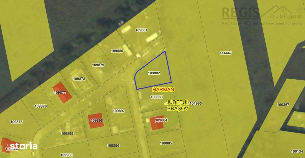 OPORTUNITATE TEREN INTRAVILAN CU PROIECT DE CASA, HARMAN - Imagine principală: 5/5