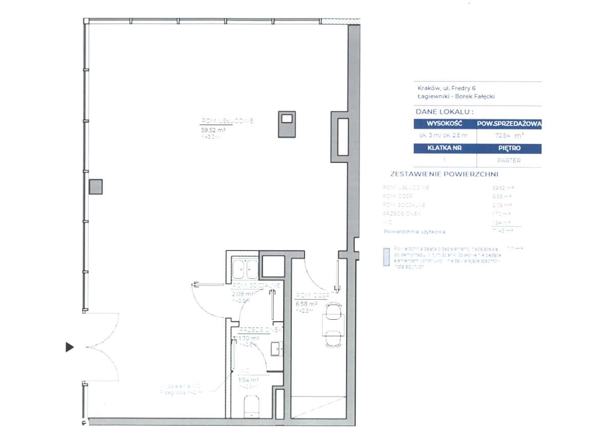 LOKAL Front Witryna - obok Żabki Fredry 6A - Pełny obrazek: 5/7