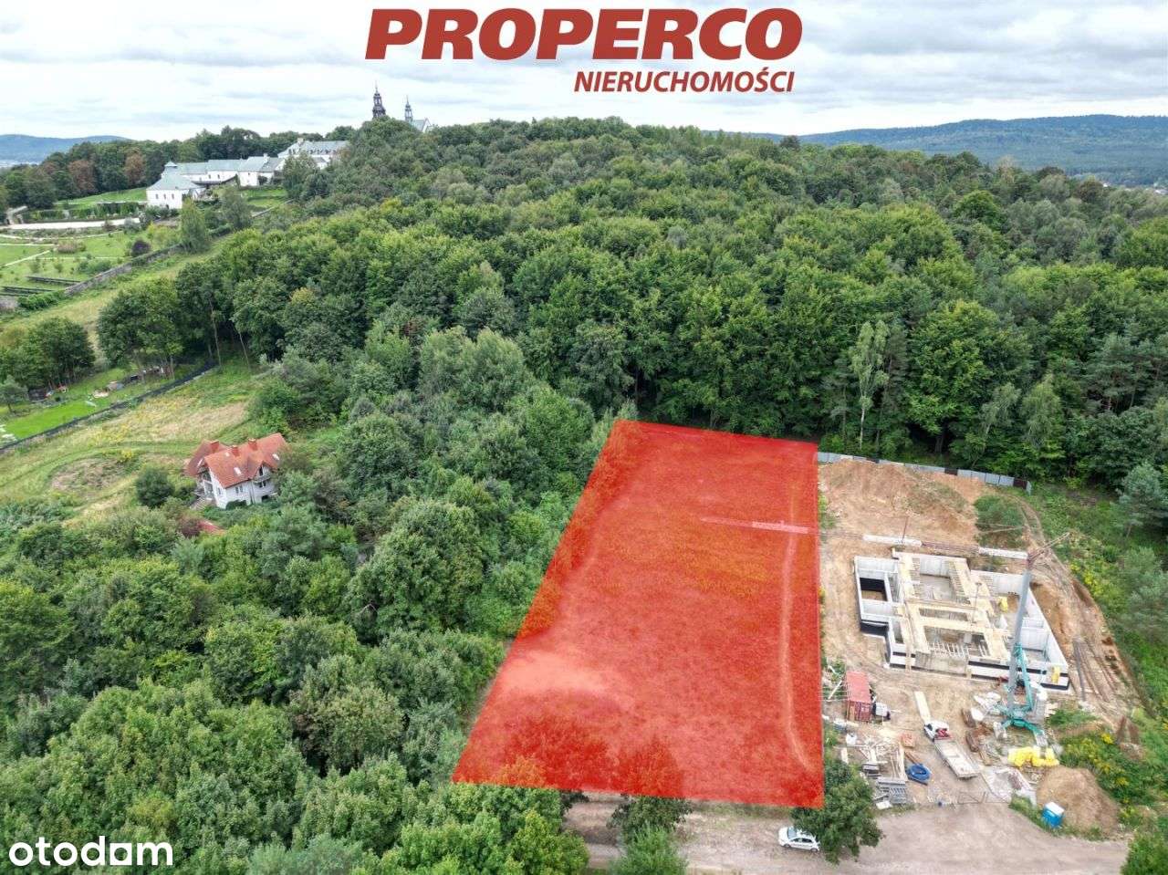 Działka pow. 3142m2, Podkarczóka, ul. Bernardyńska - Pełny obrazek: 1/7