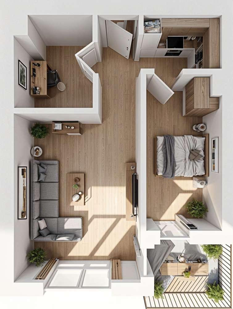 Garsoniera cartier Militari Residence - mutare imediata!!