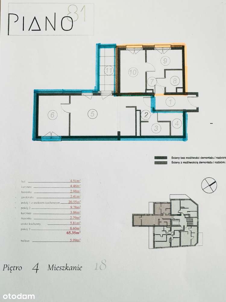 Pakiet 2 Mieszkań: 40 m² (Balkon) + 25 m² | Poznań Jarochowskiego-10