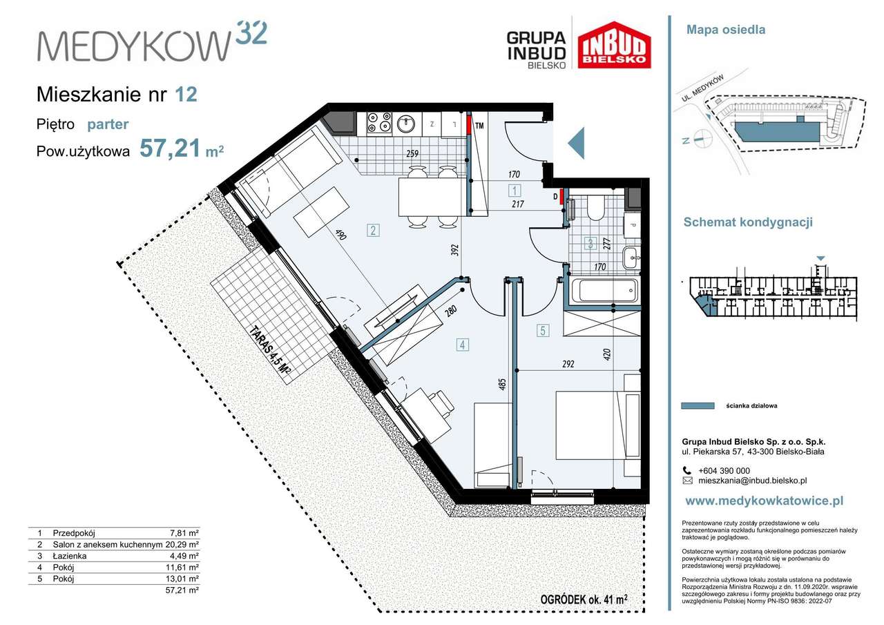 Medyków 32 | mieszkanie 3-pok. | 12 - Pełny obrazek: 2/8