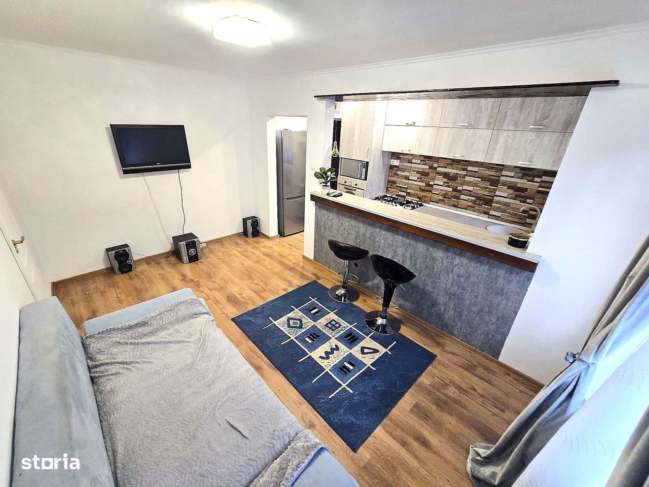 Apartament 2 camere | Complet mobilat si utilat | Etajul 3-1