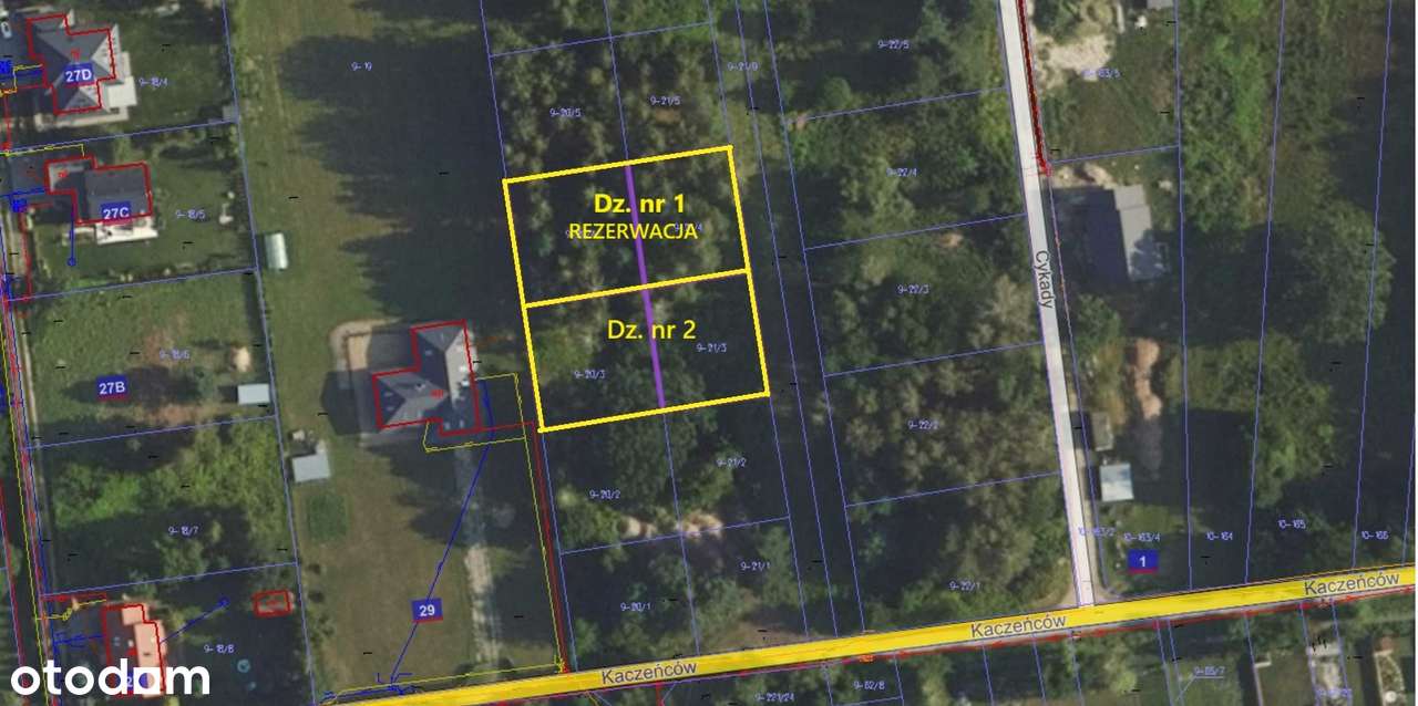 Zadrzewione działki budowlane z MPZP - zabudowa mieszkaniowa - Pełny obrazek: 2/10