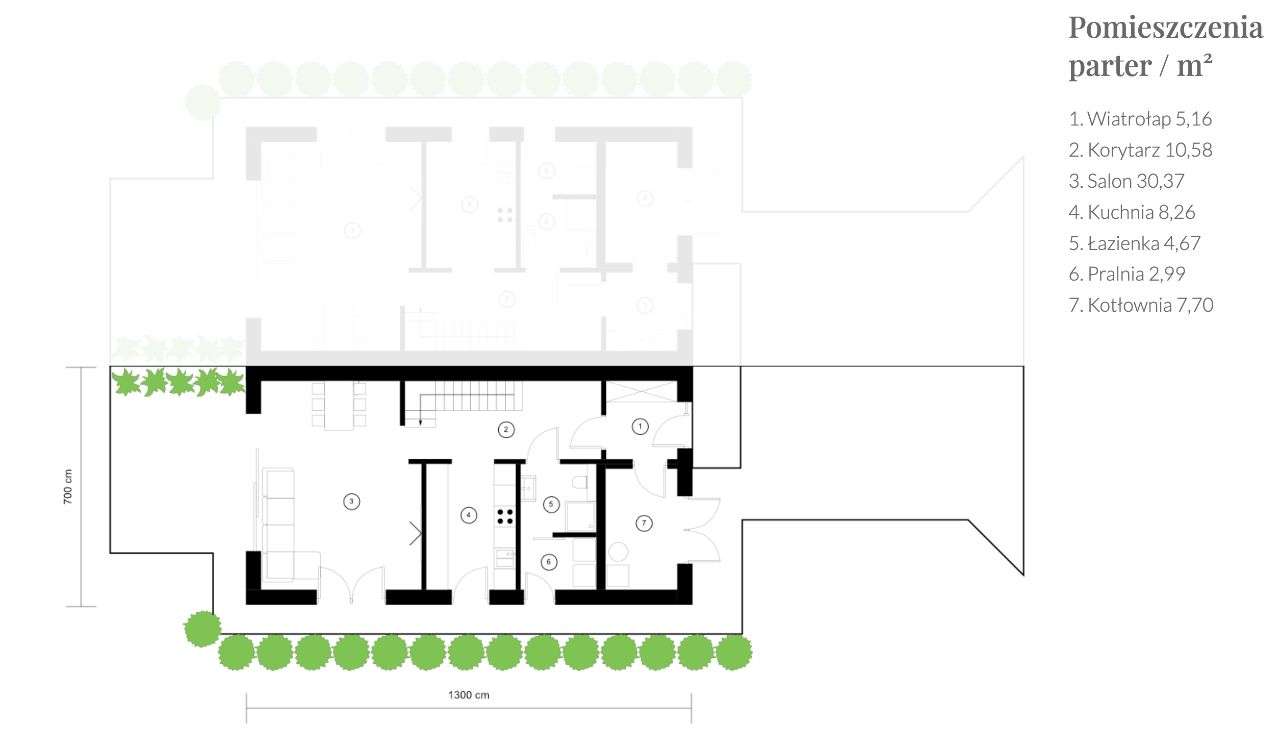 Dom bliźniak z dużym ogrodem Wołowice - Pełny obrazek: 5/6