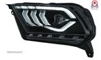 Faruri Full LED compatibil cu Ford Mustang V (2010-2014) cu Semnal Dinamic Secvential Tuning Ford M - 5