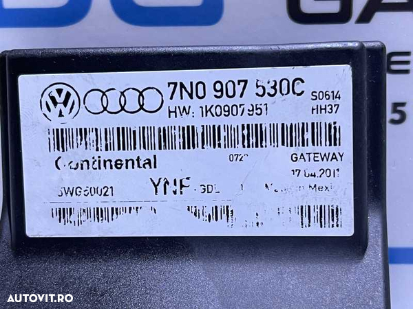 Unitate Modul Calculator CAN Gateway VW Scirocco 2009 - 2014 Cod 7N0907530C 1K0907951 - 2