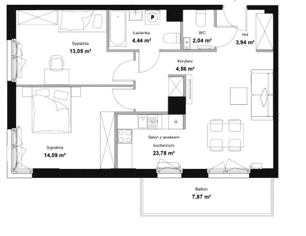 Gotowe narożne 3p tuż przy Lesie, Ładny układ! - Pełny obrazek: 5/5