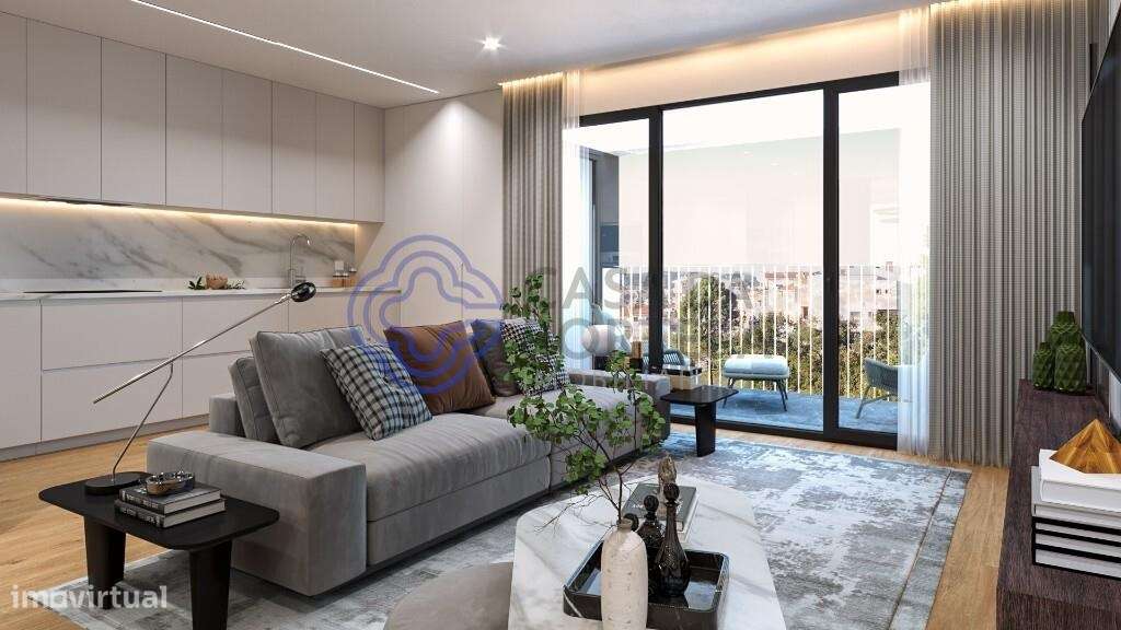 Apartamento T4 com sala em Open Space com Varanda ,2 lugares de estaci - Grande imagem: 4/13