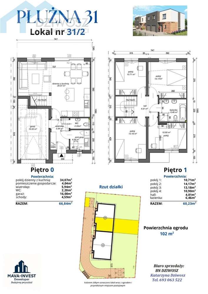 Promocyjna cena! Szereg, 5 pokoi, garaż.-5