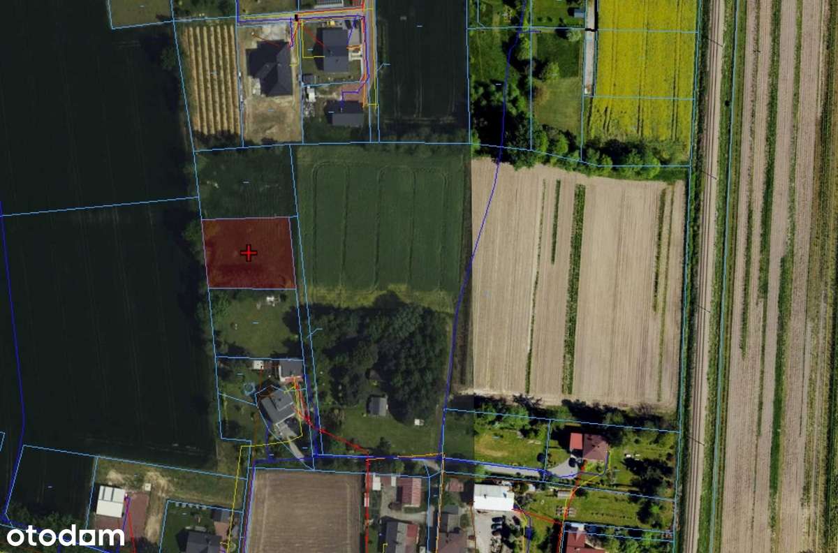 Płaska atrakcyjna działka o pow. 1250 mkw, Zaborze, gm. Chybie-9