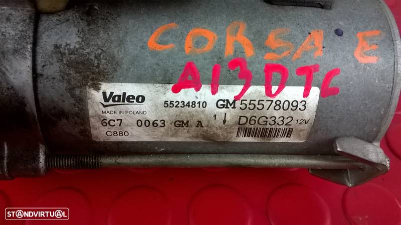 Motor de Arranque - 55578093 / 55234810 / D6G332 [Opel Corsa E (X15)] - 2