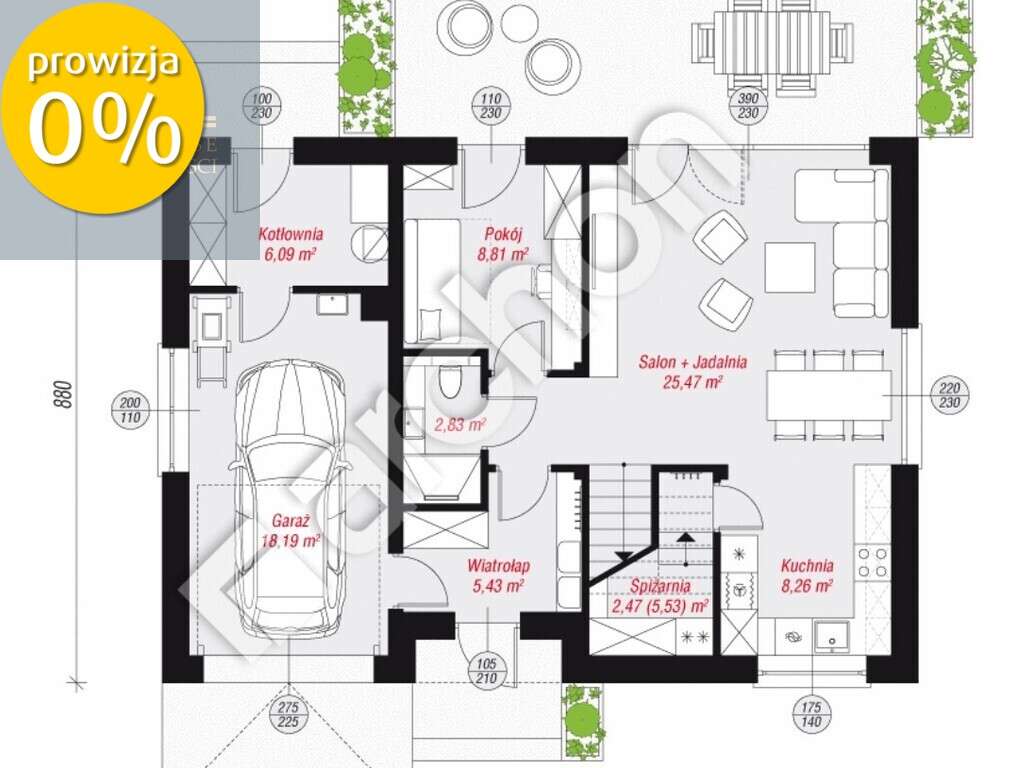 Dom wolnostojący blisko Słupska! 0% prowizji! - Pełny obrazek: 1/20