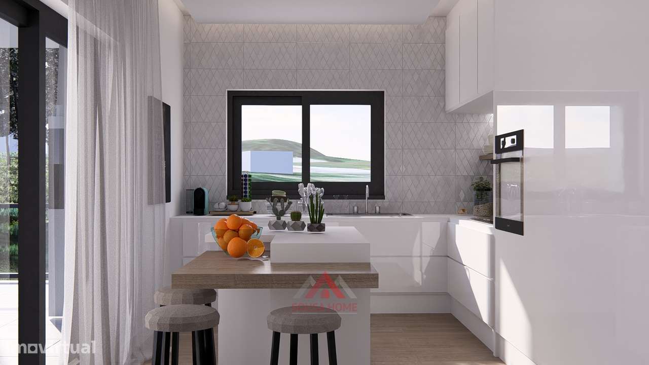 Apartamento T3 - Terraço c/ churrasqueira / Garagem-13