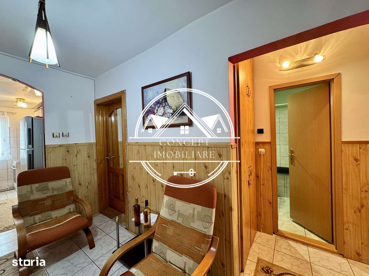 Apartament decomandat cu 3 camere, 55mp utili, pivnita, Valea Aaurie-2