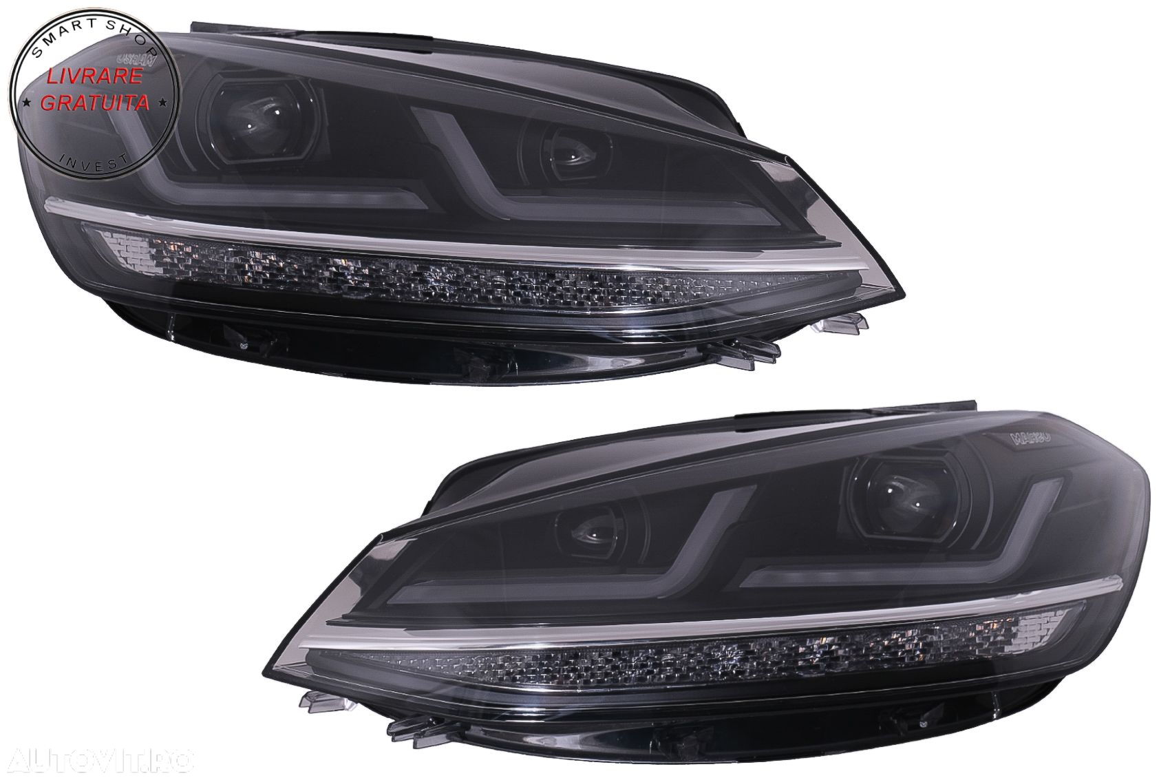 Faruri LEDriving Osram Full LED VW Golf 7.5 VII Facelift (2017-2020) pentru haloge- livrare gratuita - 3