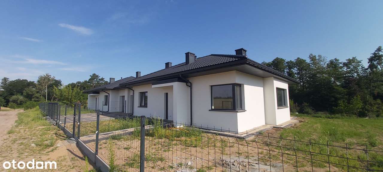 Serock-Wierzbica ul. Pogodna/Polna bliźniak z garażem działka 1126m2