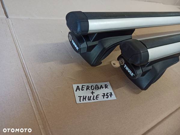 Bagażnik dachowy belki poprzeczki Thule 757 Aerobar. - 1