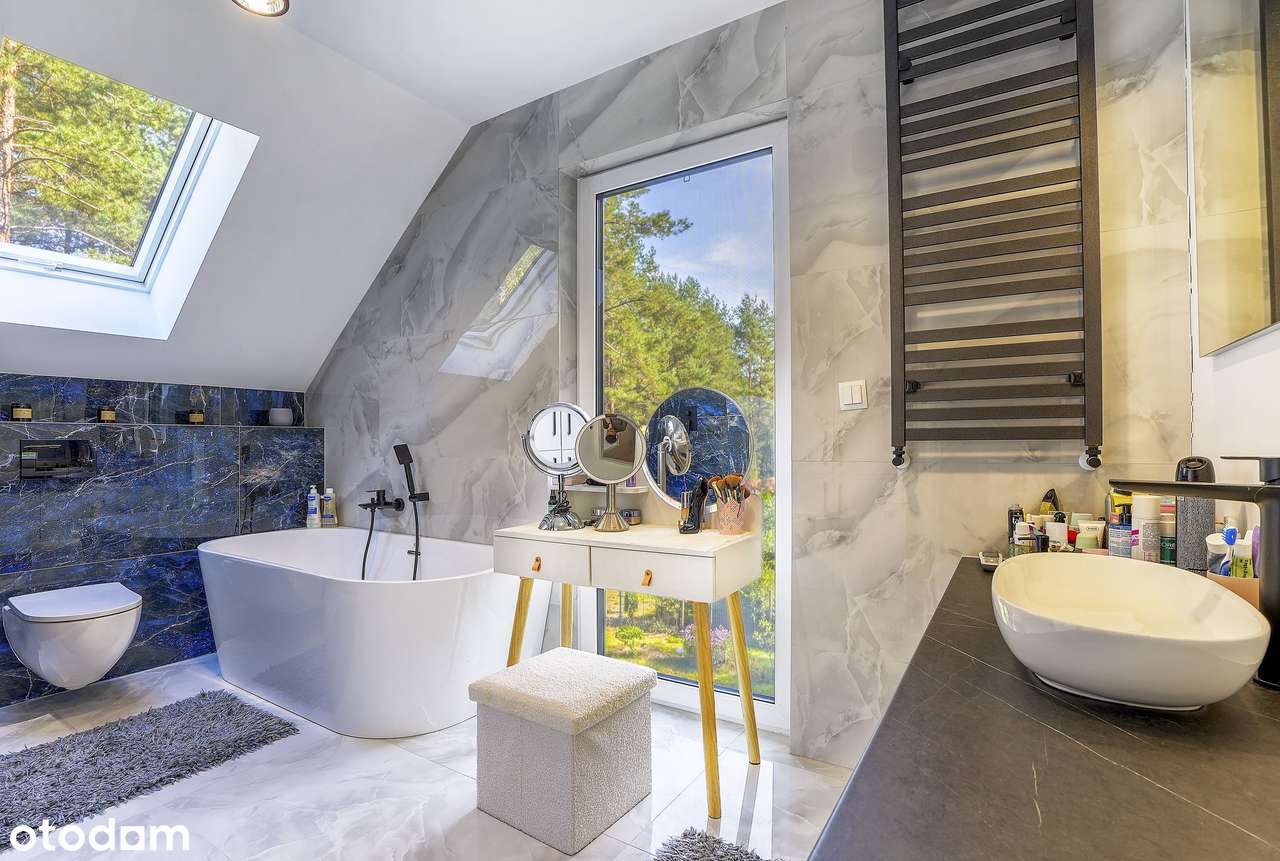 Czerwona Wola Nowoczesny dom nad rzeką w otulinie lasu-11