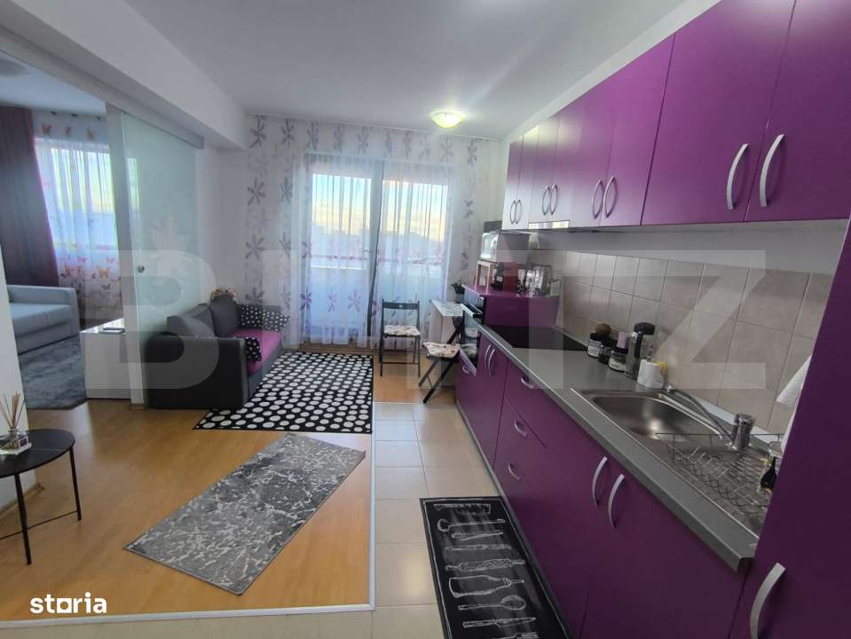 Apartament 2 camere tip studio, Cartier Noua – vedere superba spre m - Imagine principală: 3/10