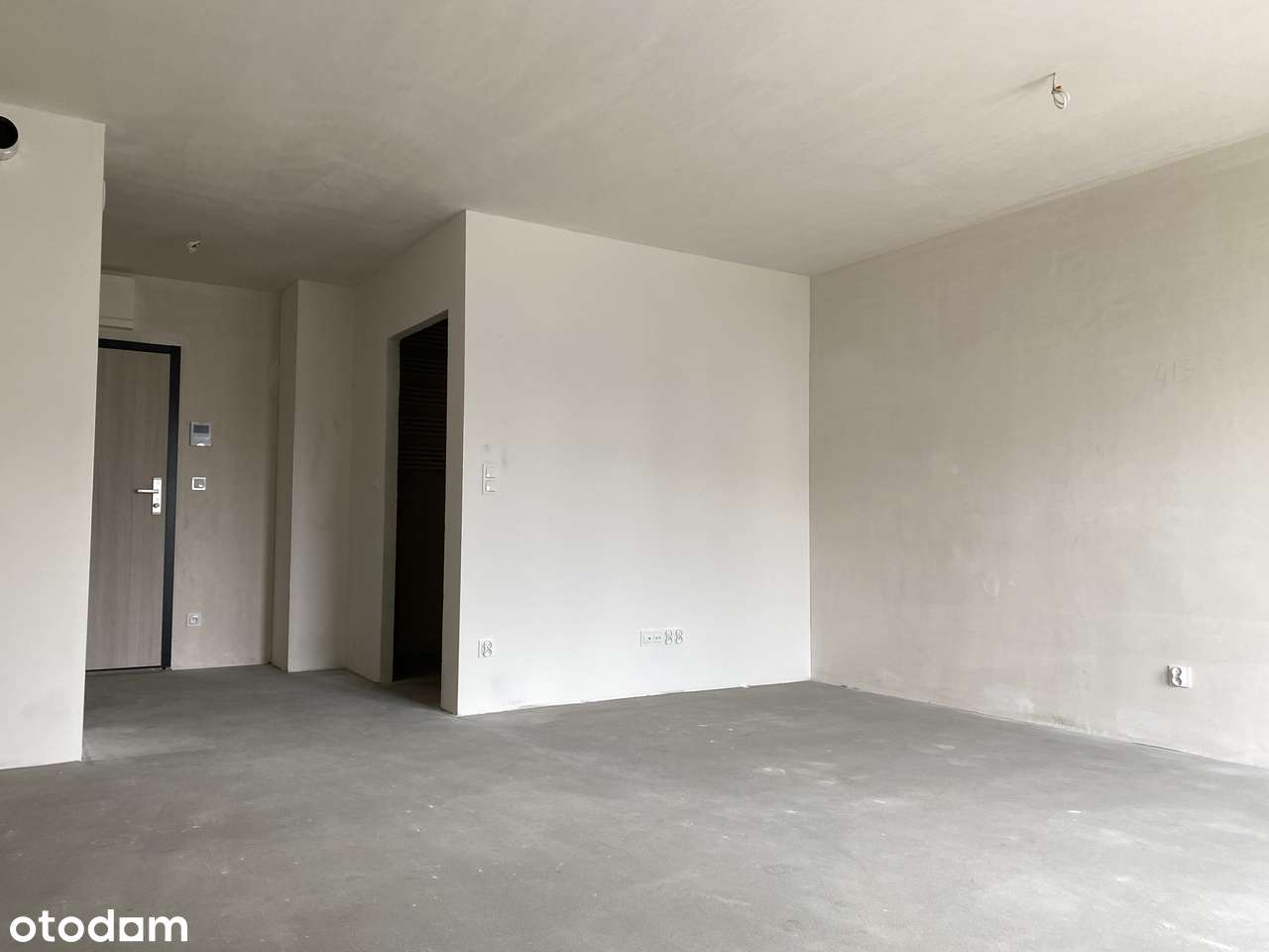 Nowoczesna kawalerka w stanie deweloperskim 33,72m2 - Pełny obrazek: 2/10