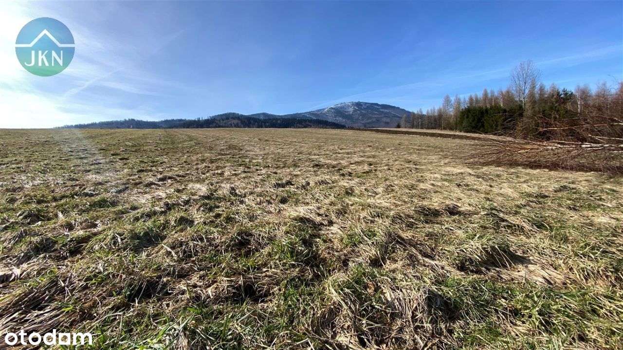Widokowa działka u podnóża Skrzycznego w Lipowej !-3