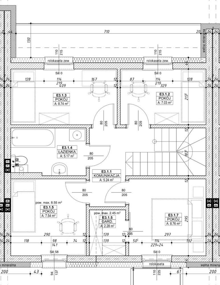 Leszno Zatorze - 4 sypialnie + salon-dom środkowy-5