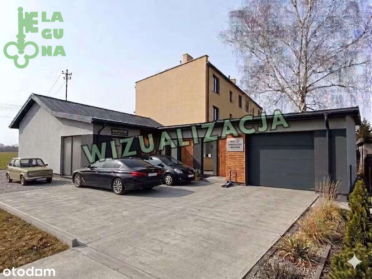Kutno. Dom w rozbudowie na dużej działce. Idealny dla biznesu.