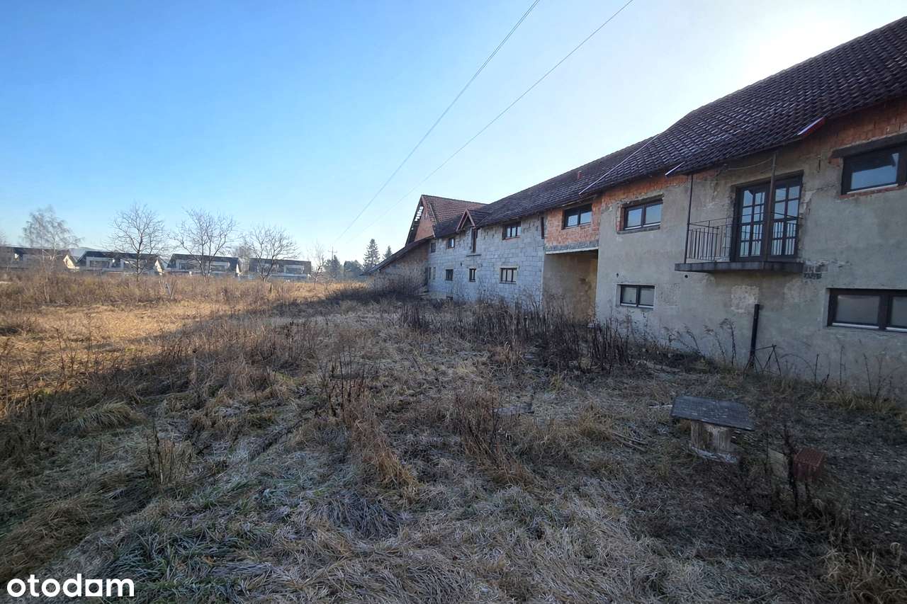 Działka budowlana 46 ar z pozwoleniem na budowę - Zabierzów-7