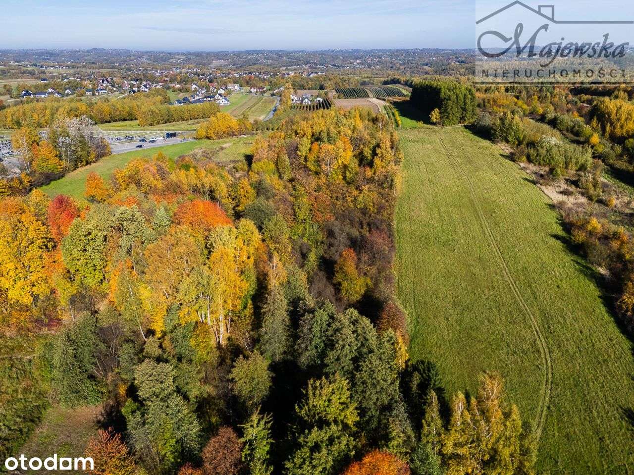 Działka inwestycyjna pod zabudowę usługową - Myśle-5