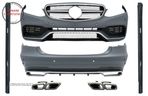 Pachet Exterior Complet cu Ornamente Evacuare Mercedes E-Class W212 Facelift (2013- livrare gratuita - 1