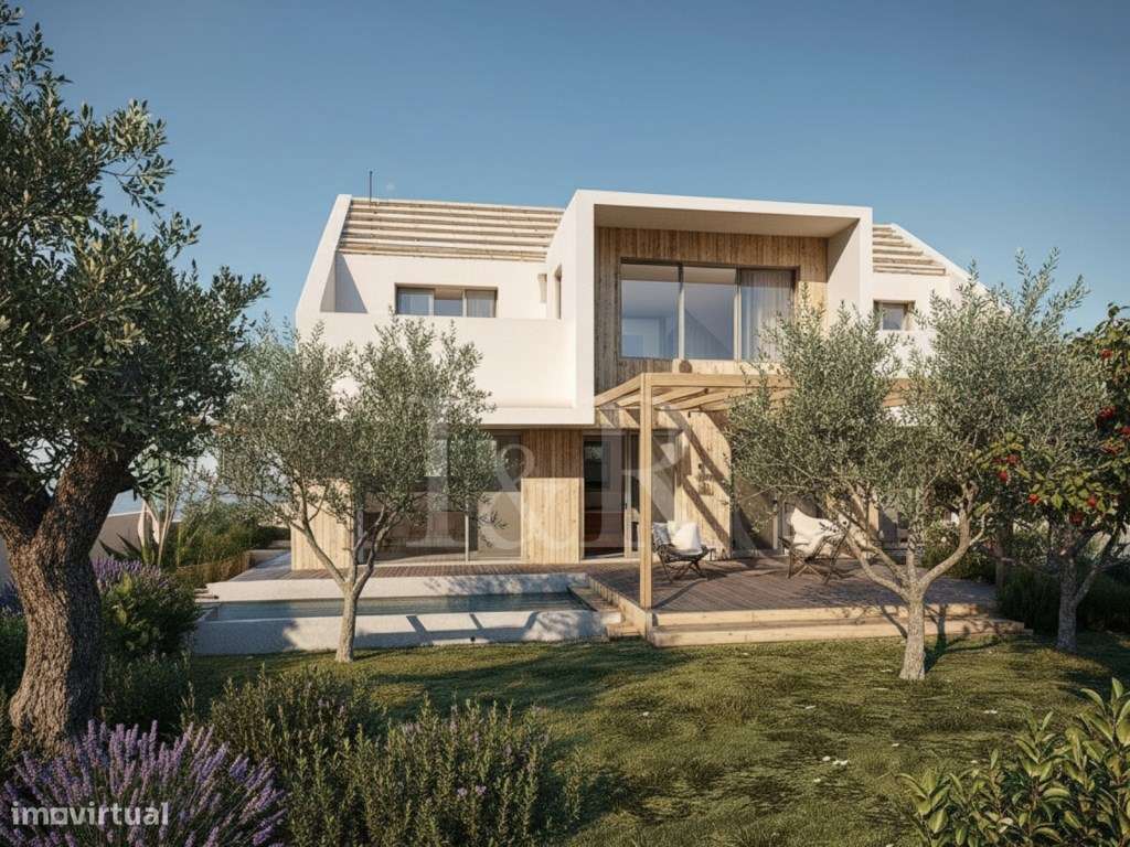 Moradia T6 em eco-condomínio com piscina privada na Terrugem, Sintra - Grande imagem: 4/18