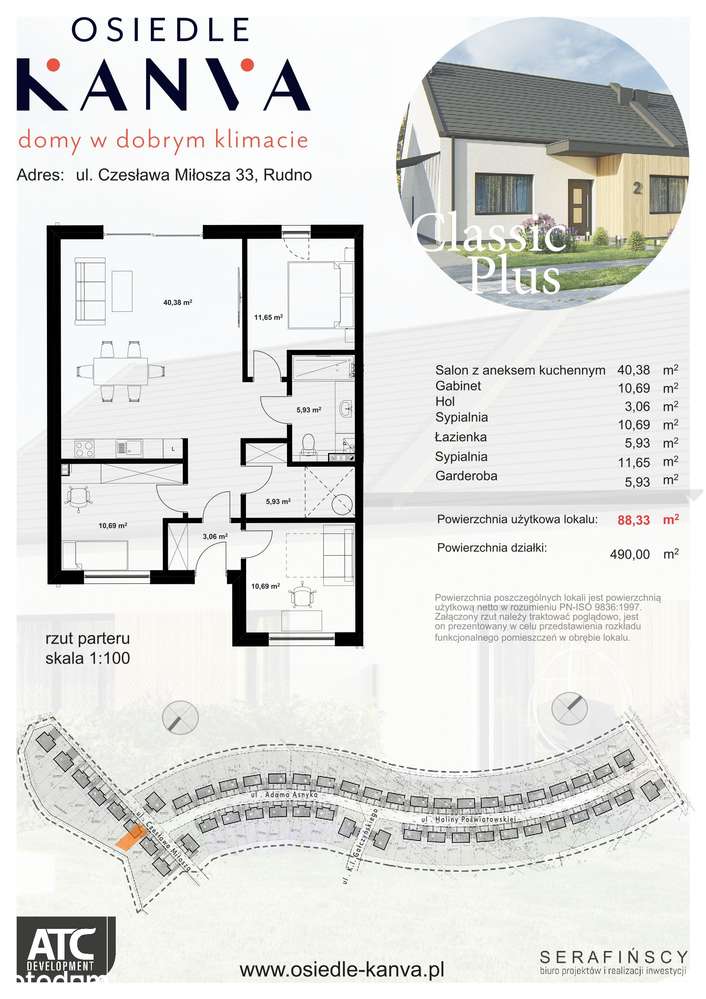 Osiedle Kanva | dom 4-pok. | CM_33 - Pełny obrazek: 2/7