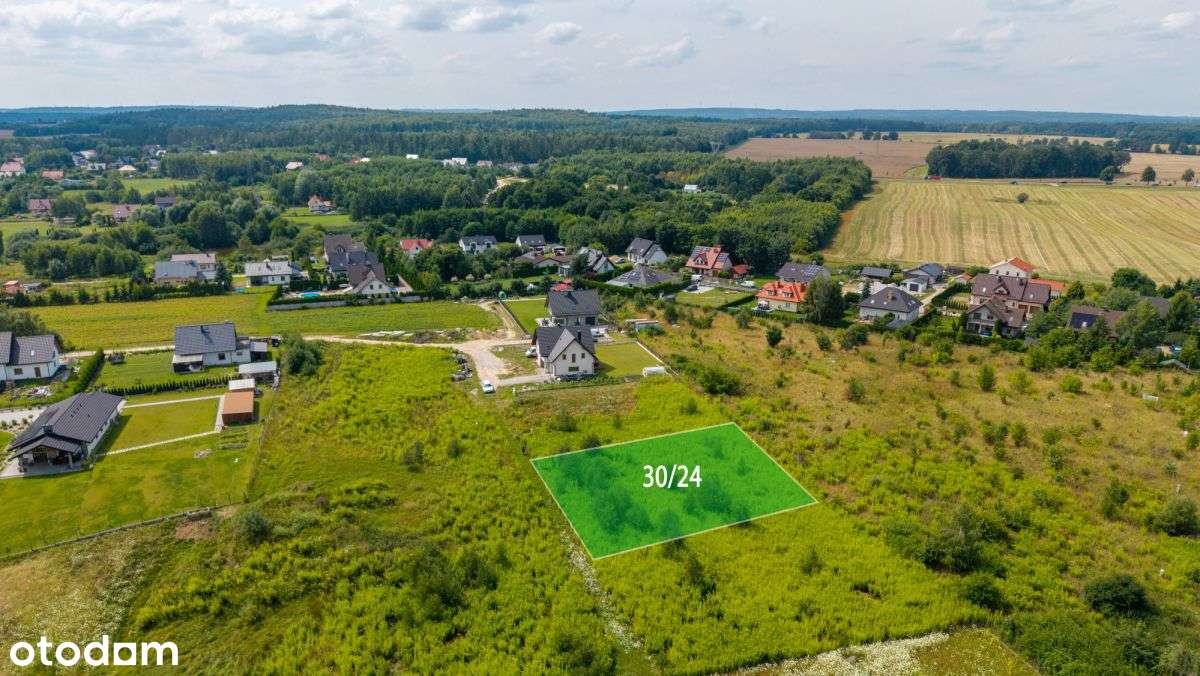 Działka budowlana 1071 m² Jagatowo – Mpzp-0
