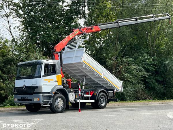 Mercedes-Benz MERCEDES ATEGO 1833 Kiper Wywrotka 4x2 Kran PALFINGER PK 12500 BARDZO DOBRY STAN - 17