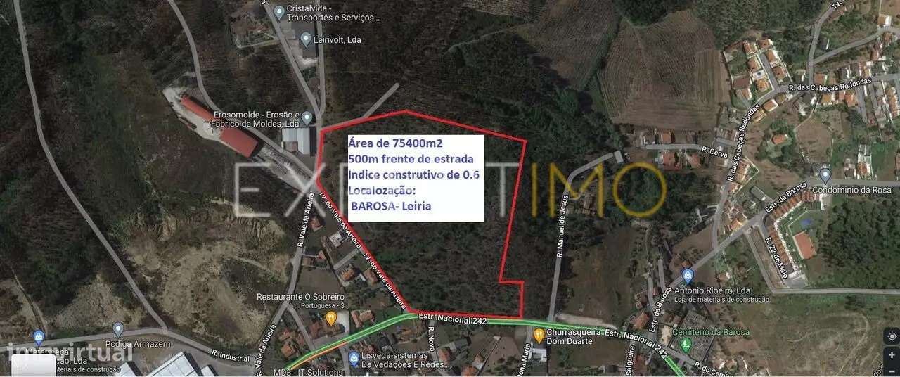 Terreno em Leiria com 75400 m2 para construção - Grande imagem: 1/5