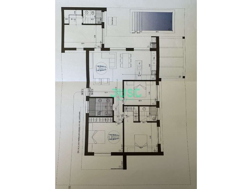 Moradia isolada, térrea, T3+ 1 com piscina em Pinhal General - Fern...-13