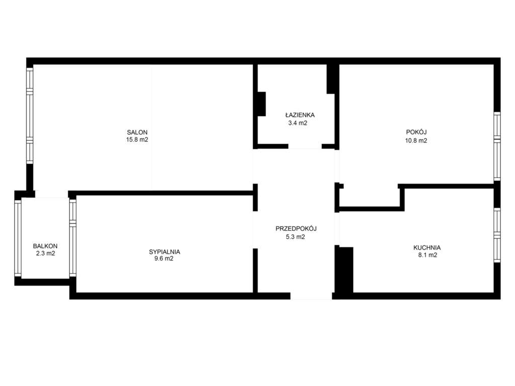 Rodzinne/3 pokojowe/Warszawa/metro Trocka/53 m2/-13